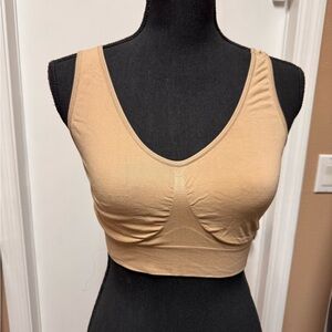Elegant Tan Seamless Bralette